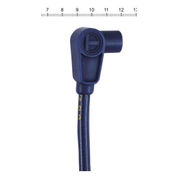 Zestaw przewodów zapłonowych Taylor, 8.2mm ThunderVolt. Niebieski Uniwersalny do cewek stylu przed-Twin Cam