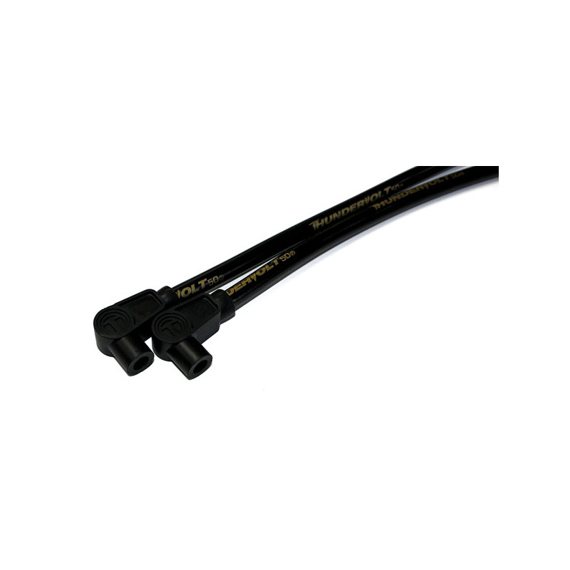 Zestaw przewodów zapłonowych Taylor ThunderVolt-50 o średnicy 10,4 mm. Czarny. Do modeli FLT 80-98 oraz XL 86-03 (z wyłączeniem 