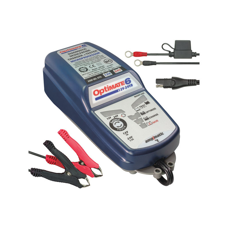 Tecmate OptiMATE 6 - Încărcător de baterii universal