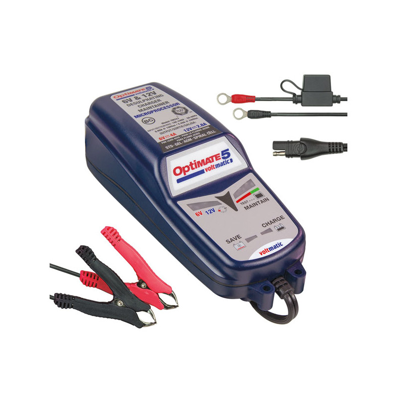 Tecmate OptiMATE 5, Volt Matic 6/12V battery charger Universal