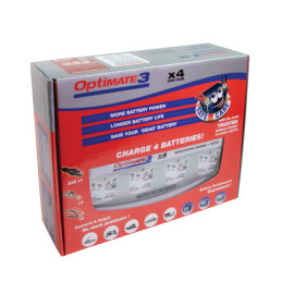 Tecmate OptiMATE, 3 x 4-bank 12V battery charger Universal