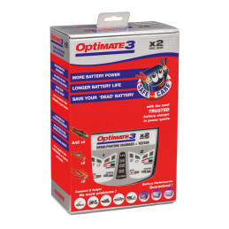 Tecmate OptiMATE 3 x 2 12V battery charger Universal