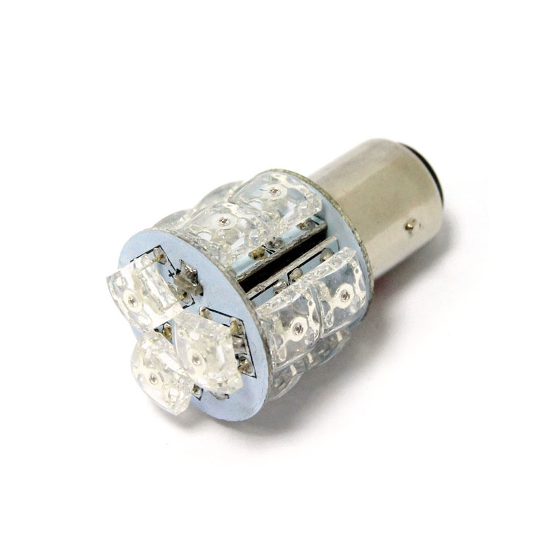 SuperFlux LED miniature bulb. Red light, STD base 