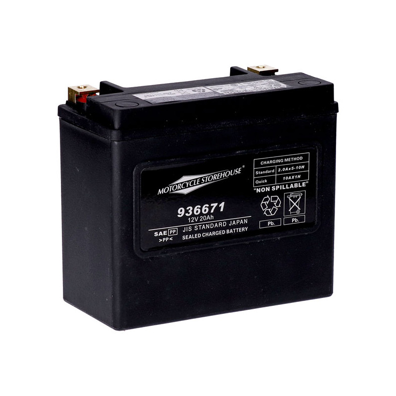 MCS AGM запечатана батерия 12V 20Ah за Harley