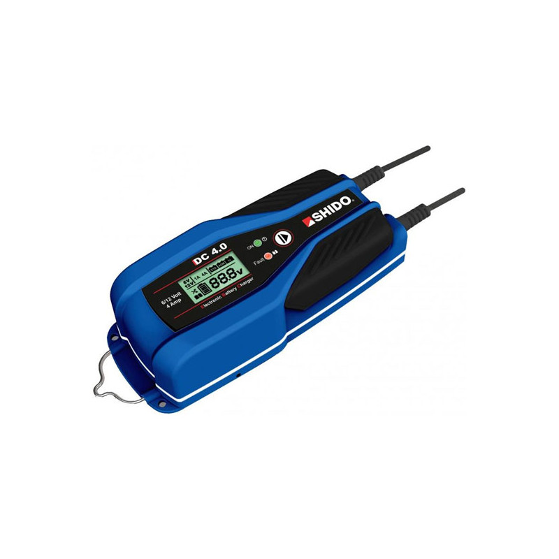 Shido, dual battery charger 12V/6V DC 4.0 (UK) 
