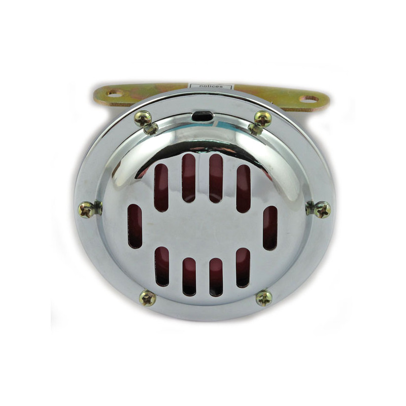 Chris Products, 4" niestandardowy klakson. 12-Volt. Chrom