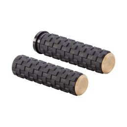 Mânere Air Trax Arlen Ness cu capac din alamă 74-22 H-D