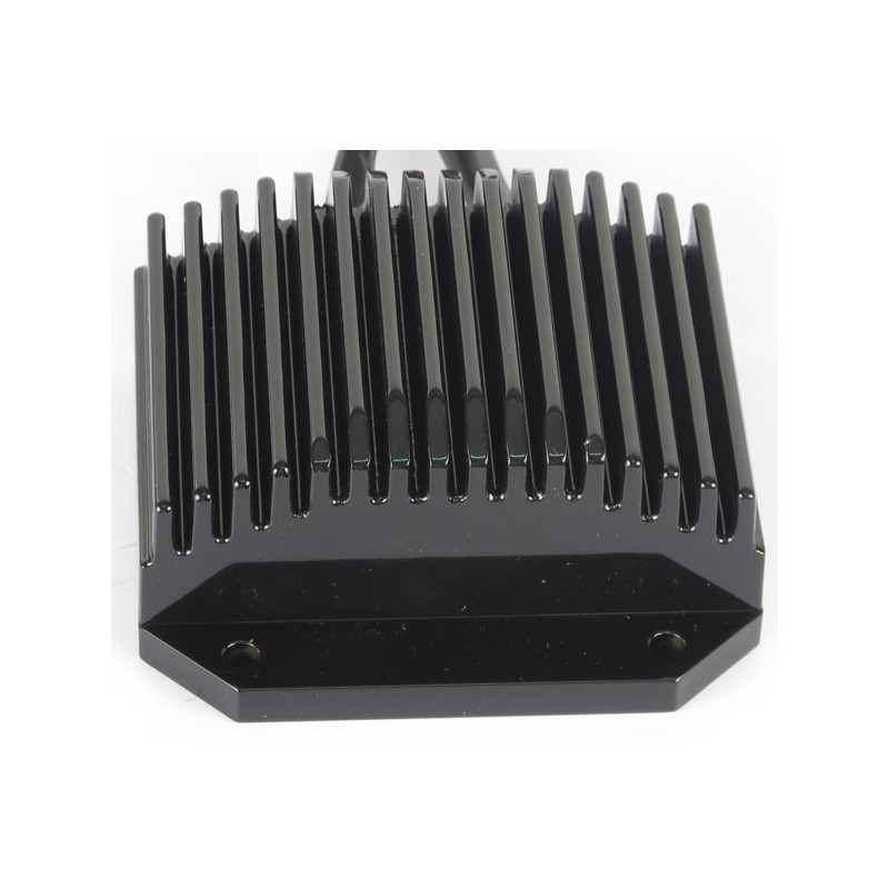 Cycle Electric, voltage regulator/rectifier. Black 08-17 Dyna (NU)