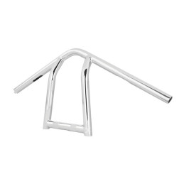 Kierownica Burly Jim 1" 11" wysoka. Chrom 82-24 H-D mechaniczna & elektroniczna przepustnica (wyłączając 88-11 Springer) ze ścią