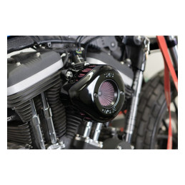 Zestaw filtrów powietrza S&S, Air Stinger Stealth. Kształt łzy, czarny 07-22 XL