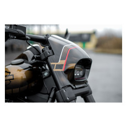 Killer Custom, Aggressor headlamp fairing Softail: 18-20(NU)FXFB Fat Bob 107 18-23 FXFBS Fat Bob 114