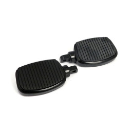 Kit de reposapiés mini H-D negro 3"