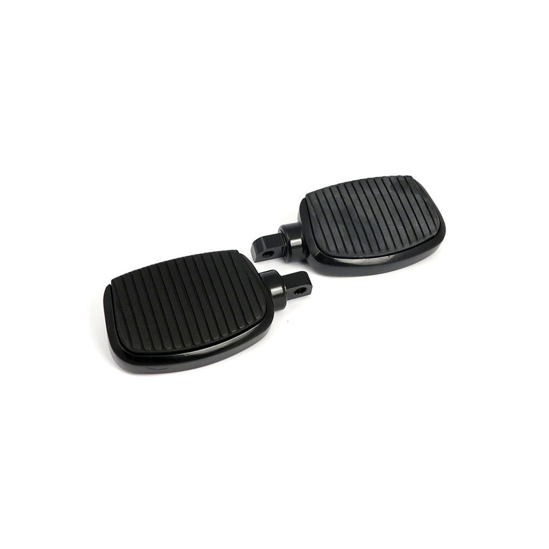 Mini zestaw podnóżków. Długość 3". Czarny tradycyjny mocowanie męskie H-D