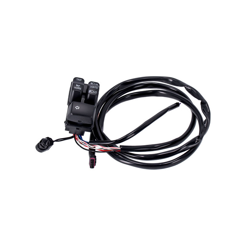 Kit comutator maner si cabluri - Negru Most 11-23 Softail
