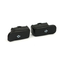 Turn signal switch extender cap set. Black 11-23 Softail (excl. FLDE FLHC FLHCS FLSB FLSTSE FXLRST FXSBSE) 12-17(NU)Dyna 14-22(N