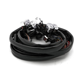 Comutator de ghidon și kit de cabluri LED Crom