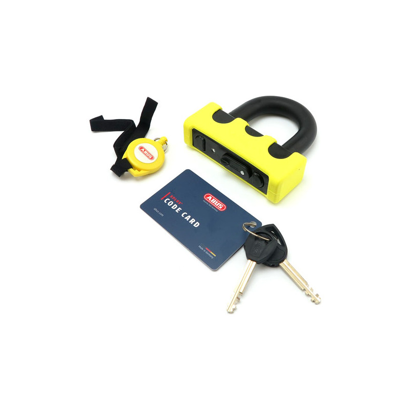 Abus, Granit Power XS 67 padlock. Yellow. Blister pack Universal