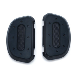 Kuryakyn, Heavy Industry floorboards. Passenger. Black Passenger: 86-24 FLT/Touring 86-24 FL Softail (excl. FXFB/S FXDRS) 06-17 