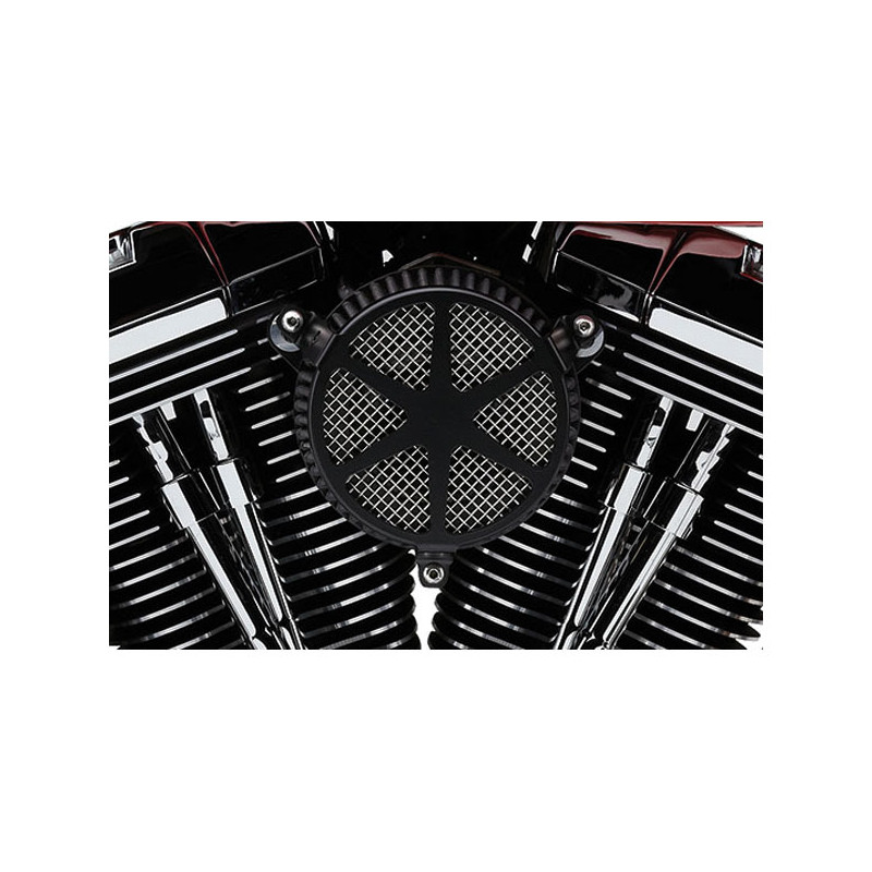 Zestaw czystego filtra powietrza Cobra Naked. Szprycha. Czarny 01-15 Softail 04-17 Dyna (wyłączając 2017 FXDLS) 02-07 FLT/Tourin