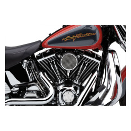 Cobra, Naked air cleaner kit. Plain. Chrome 01-15 Softail 04-17 Dyna (excl. 2017 FXDLS) 02-07 FLT/Touring (NU)