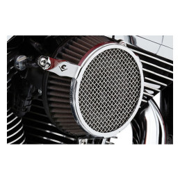Cobra, Naked air cleaner kit. Plain. Chrome 01-15 Softail 04-17 Dyna (excl. 2017 FXDLS) 02-07 FLT/Touring (NU)