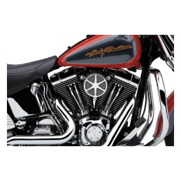Zestaw filtrów powietrza Cobra, Naked. Szprychy. Chromowany 16-17 Softail 2017 FXDLS 08-16 Touring Trike. (elektroniczny przepus