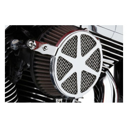 Zestaw filtrów powietrza Cobra, Naked. Szprychy. Chromowany 16-17 Softail 2017 FXDLS 08-16 Touring Trike. (elektroniczny przepus