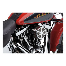 Zestaw filtrów powietrza Cobra, Naked. Szprychy. Chromowany 16-17 Softail 2017 FXDLS 08-16 Touring Trike. (elektroniczny przepus