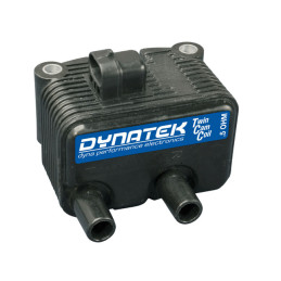 Dynatek, Dyna Twin Cam OEM style coil. 0.5 ohm (carb) 00-06 Softail 99-05 Dyna 02-06 FLT 04-06 XL. (Single fire carbureted)