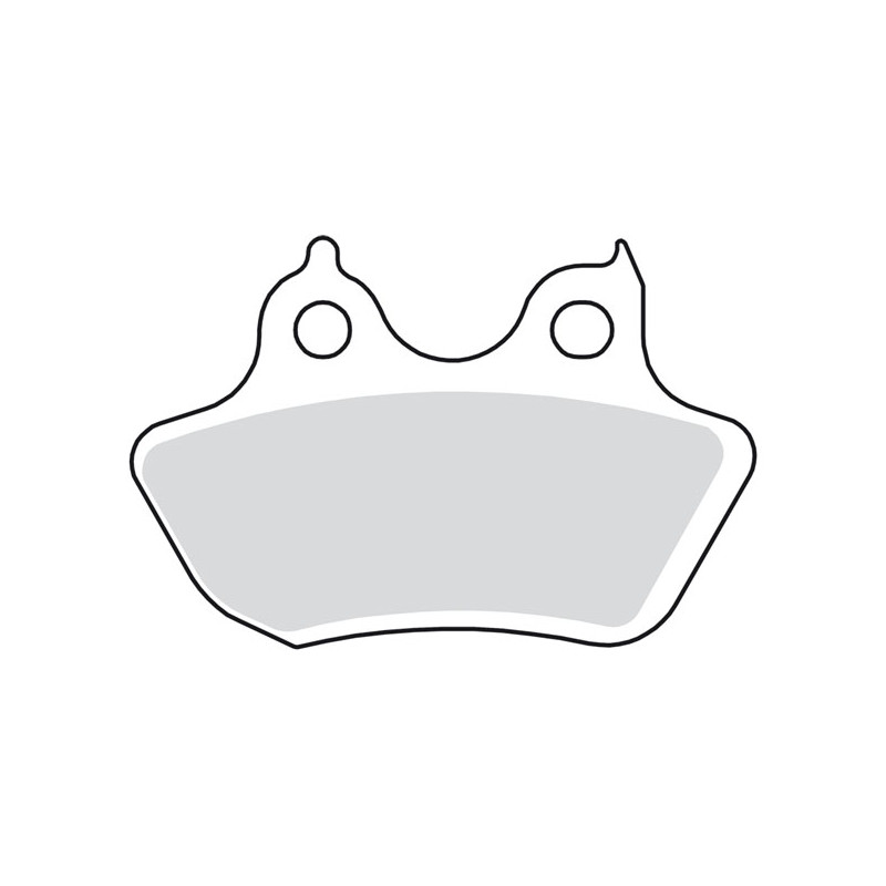 EBC Double-H Sintered brake pads Rear: 06-07 FXSTB/C FLSTF 2006 FXSTS FXSTI 2007 FXST(NU)