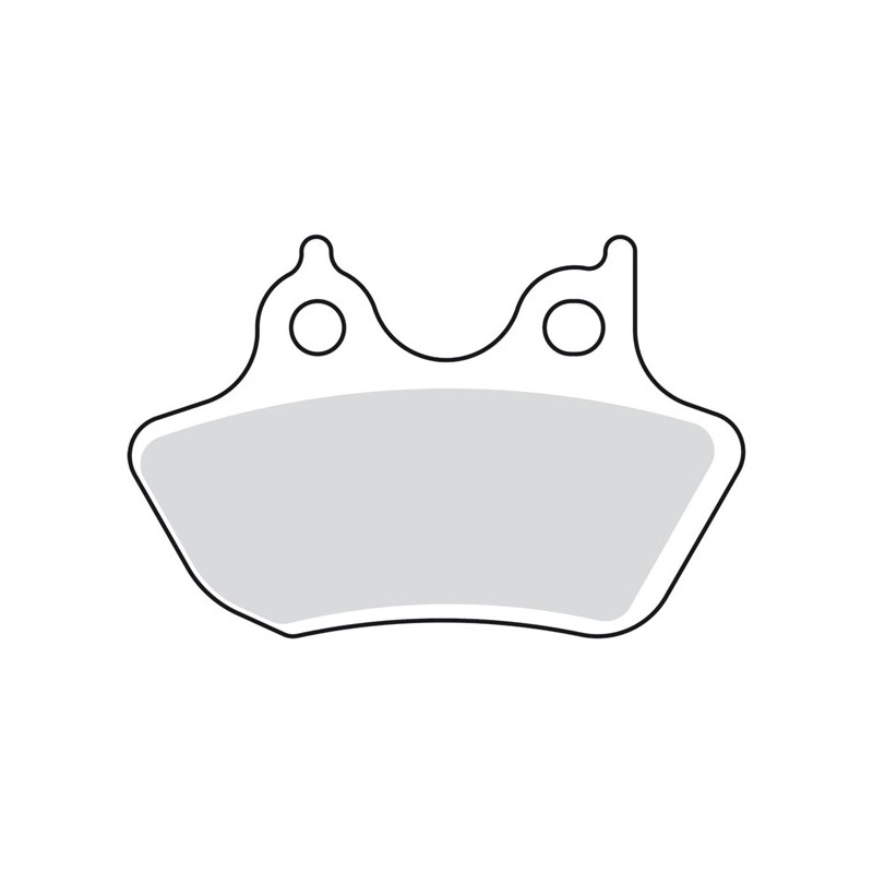 EBC, brake pad set. Organic Front/rear: 00-07 B.T. (excl. FXSTS front) 00-03 XL 02-05 V-Rod (NU)