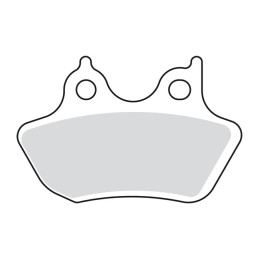 EBC, brake pads. V-Pad semi sintered copper Front/rear: 00-07 B.T. (excl. FXSTS front) 00-03 XL 02-05 V-Rod (NU)