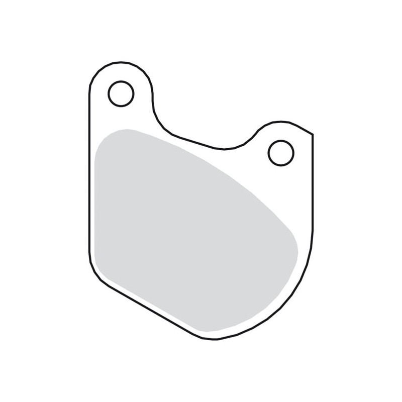 EBC, V-Pad Semi Sintered brake pads Front: 80-83 FLT.  Rear: 79-81 XL.