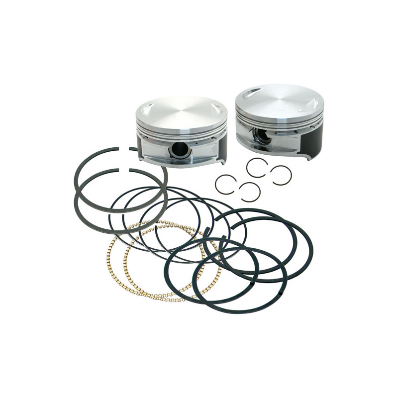 Zestaw tłoków S&S 106" Twin Cam. Standardowe 99-06 88" Twin Cam z wałami korbowymi 4-1/2". 99-06 TCA/B z zestawem 106" Hot Set-U