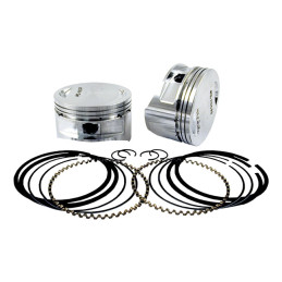 S&S, Evo 3-5/8 big bore piston set (OEM heads). Std. 84-99 Evo B.T. with 5.565" long 3-5/8" big bore cylinders and stock heads (