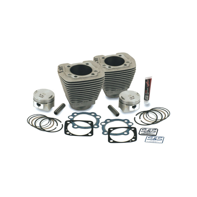 S&S, 88"/1436cc 3-5/8" big bore cylinder & piston kit 84-99 Evo B.T. (NU)