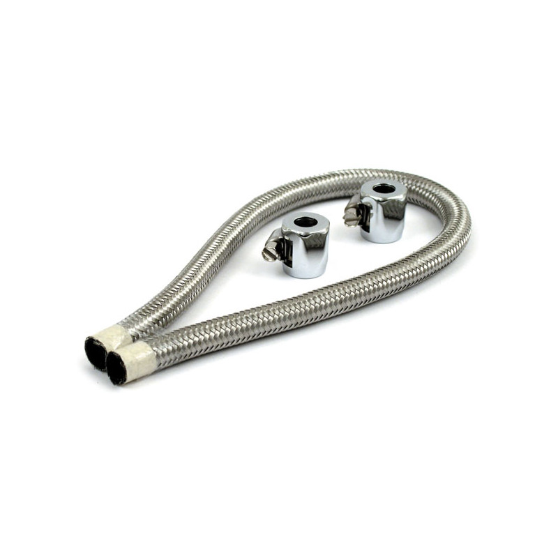 Fuel line kit 1/4", braided Universal for all models with 1/4" hose