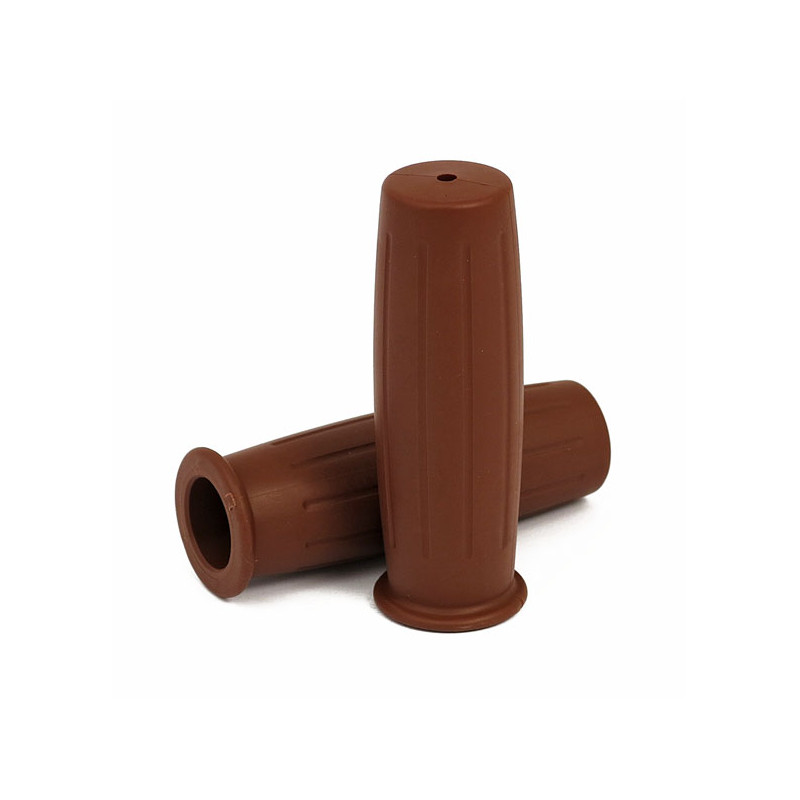 Zestaw uchwytów na kierownicę Gripster. Brązowy 74-23 H-D z obszarem chwytu o średnicy 1"