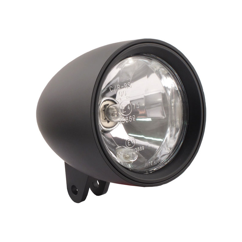 Classic III 4-1/2" HS1 headlamp. Bottom mount. Black 