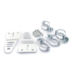 Striker, slotted side mount headlamp bracket assembly. Clear 