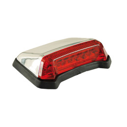 Nitro, mini aripa LED stop. Crom. Lentilă roșie