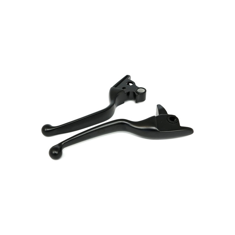 HANDLEBAR LEVER KIT, WIDE BLADE Cable operated clutch - 08-13 all Touring 14-16 FLHR/C models(NU)