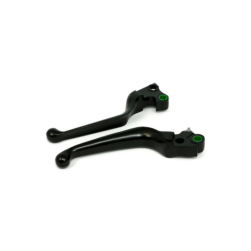 HANDLEBAR LEVER KIT, WIDE BLADE Cable operated - 96-17 Dyna 96-14 Softail 96-07 Touring 96-03 XL (NU)