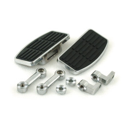 Adjustable mini floorboard set 84-15 FXST Softails (excl. FLST models) 80-86 FXWG 93-99 Dyna Wide Glide models (NU)