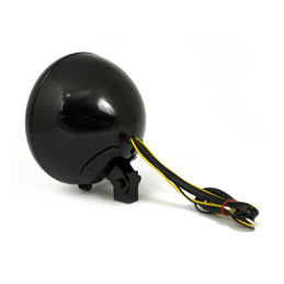 7" H4 headlamp for FL models. Black 86-17 FLST models with 7" headlamps (NU)