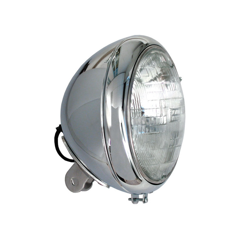 7-calowa lampa przednia H4 do modeli FL. Chromowane 86-17 modele FLST i customy z 7-calowymi lampami przednimi (tylko dla modelu