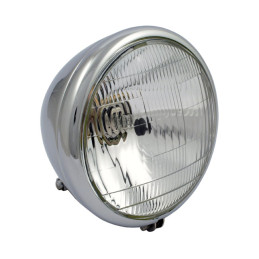 Farola estilo bala 6-1/2" Cromo 12V H-4
