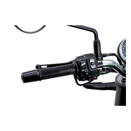 Daytona, heated grips, for 7/8" (22mm) handlebars. Black 7/8" (22mm) handlebars (excl. e-throttle models)