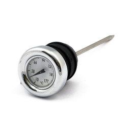 OIL TANK DIPSTICK WITH TEMP. GAUGE WHITE 70-84 B.T. 70-78 XLCH(NU) AND SOME CUSTOM TANKS