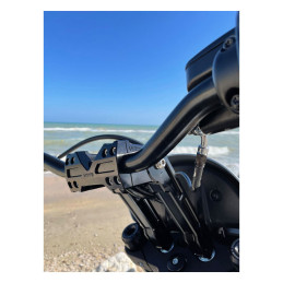 Vitys Design, 10" adjustable risers. Black For 1"/25.4mm handlebars